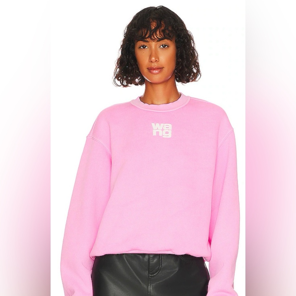 Alexander Wang logo crewneck sweatshirt